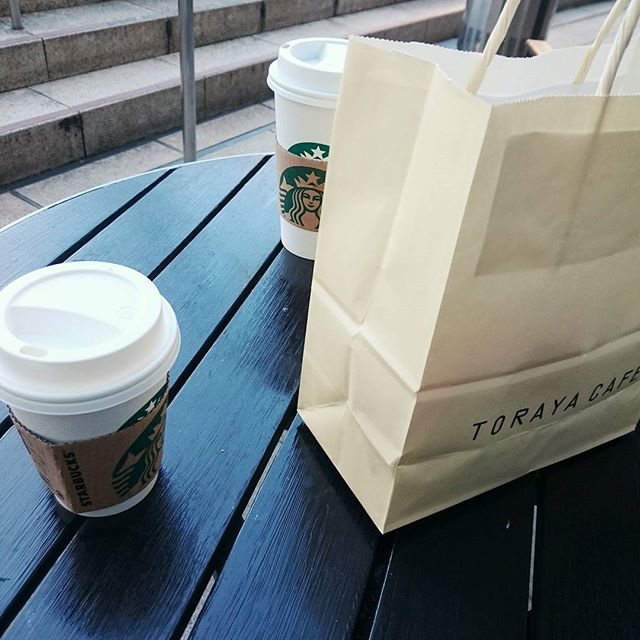 ヒルズのスタバでスタバ初め - from Instagram