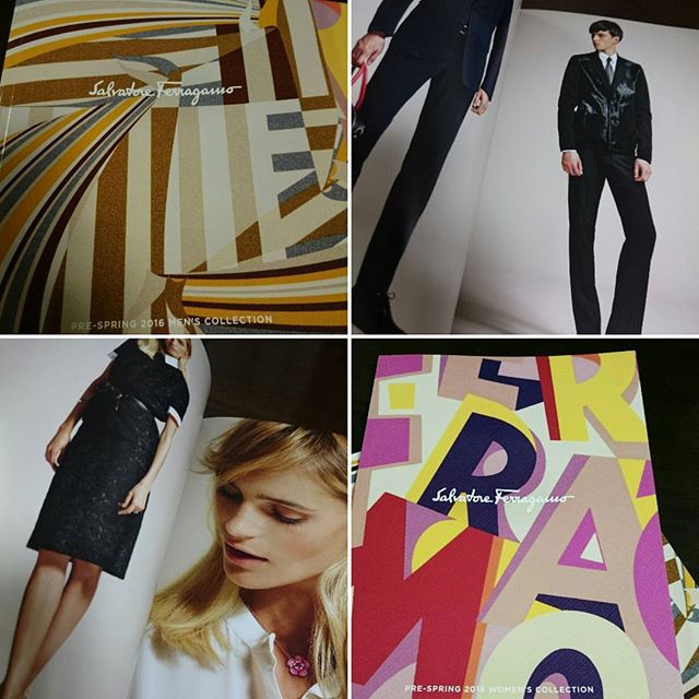 帰宅したら、#salvatoreferragamo からブローシャーが届いてました～ - from Instagram