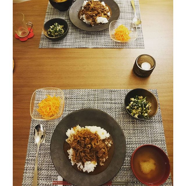 今日は和風ハヤシライス - from Instagram