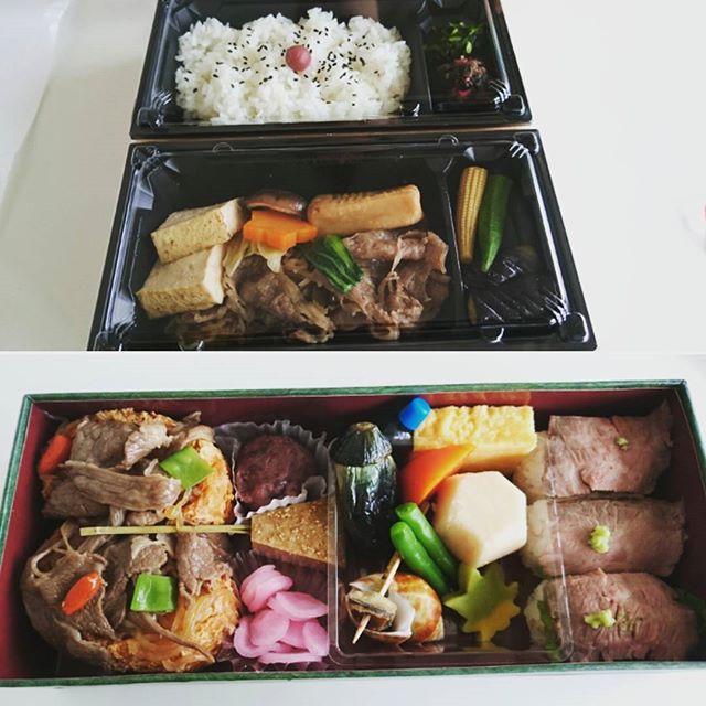 お弁当はこんな感じ。 - from Instagram