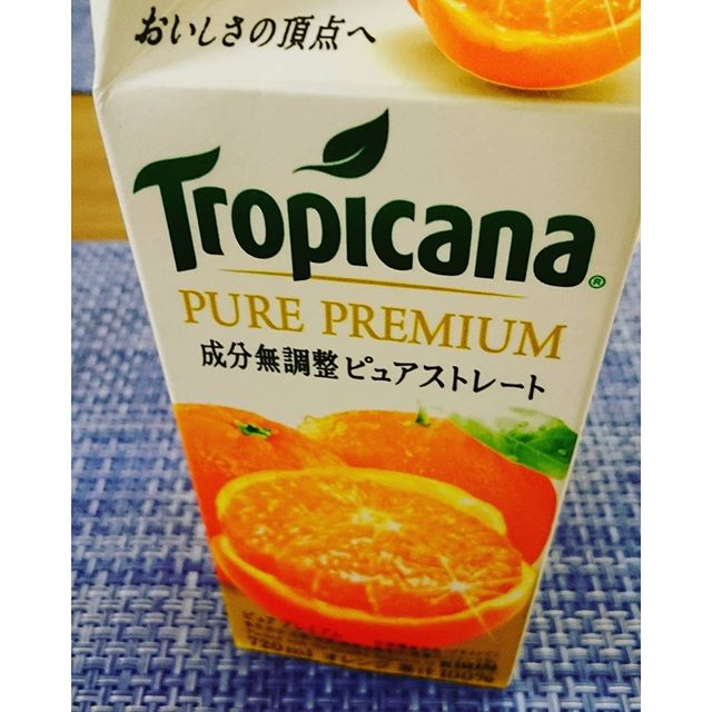#tropicana のオレンジジュース - from Instagram