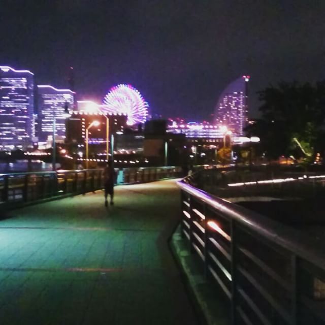 臨港線プロムナードからみた景色