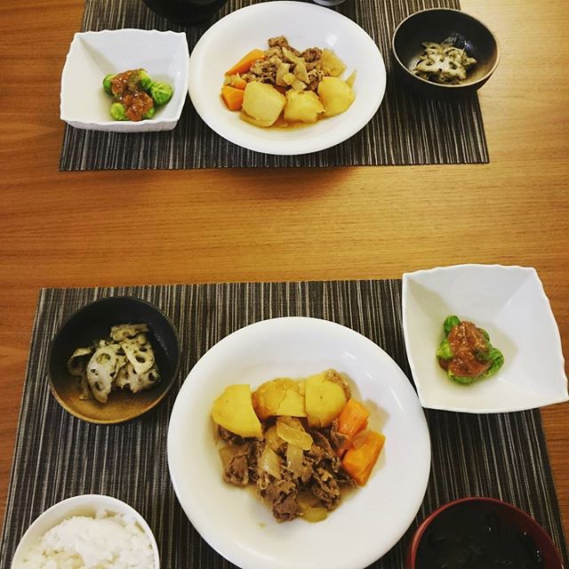 夕食は肉じゃが - from Instagram