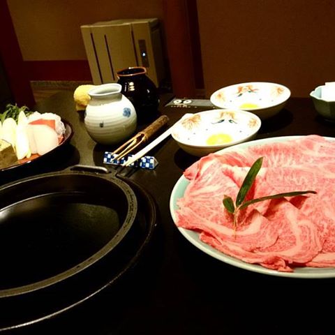 #すきやき上撰コース その② - from Instagram