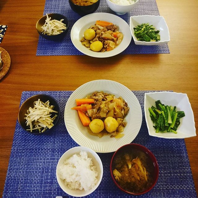 今日は北海道牛の肉じゃが - from Instagram