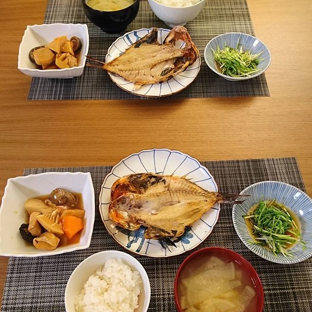 金目鯛の干物で晩ごはん - from Instagram