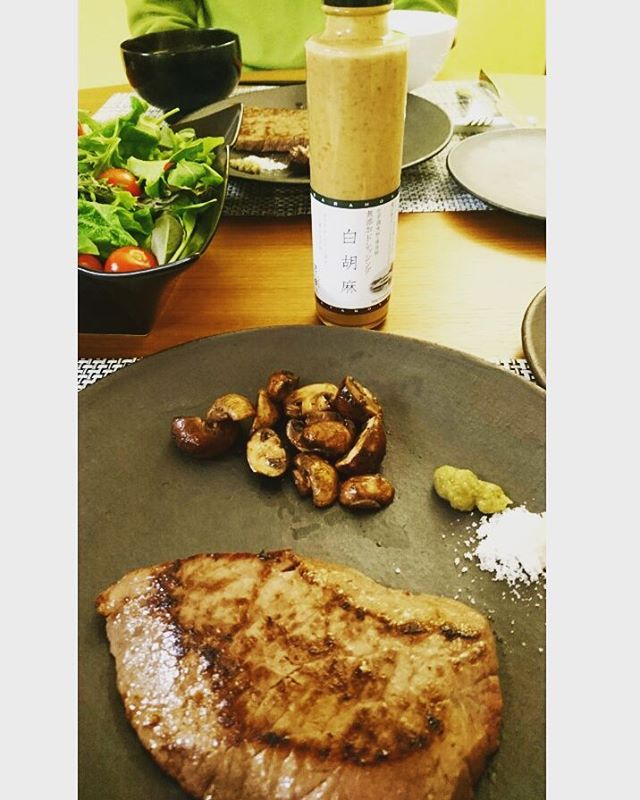 北海道牛のモモ肉のステーキ - from Instagram