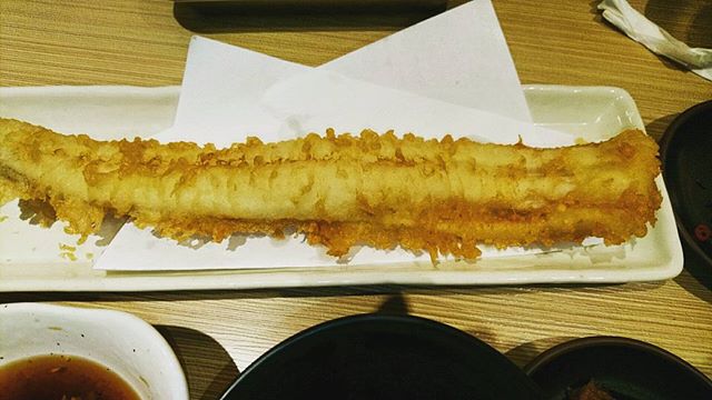 たかおで #対馬産活〆大穴子定食 - from Instagram
